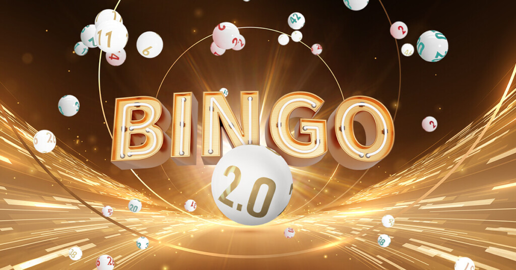 Bingo 2.0 évènement Casino de Spa. Boule de bingo qui flottent.